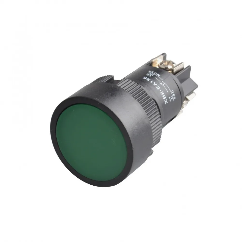 5PCS 22mm Momentary Push Button Switch Red Green Blue Yellow Black White Self-resetting Button Switch 3 Pin Screws Button Switch