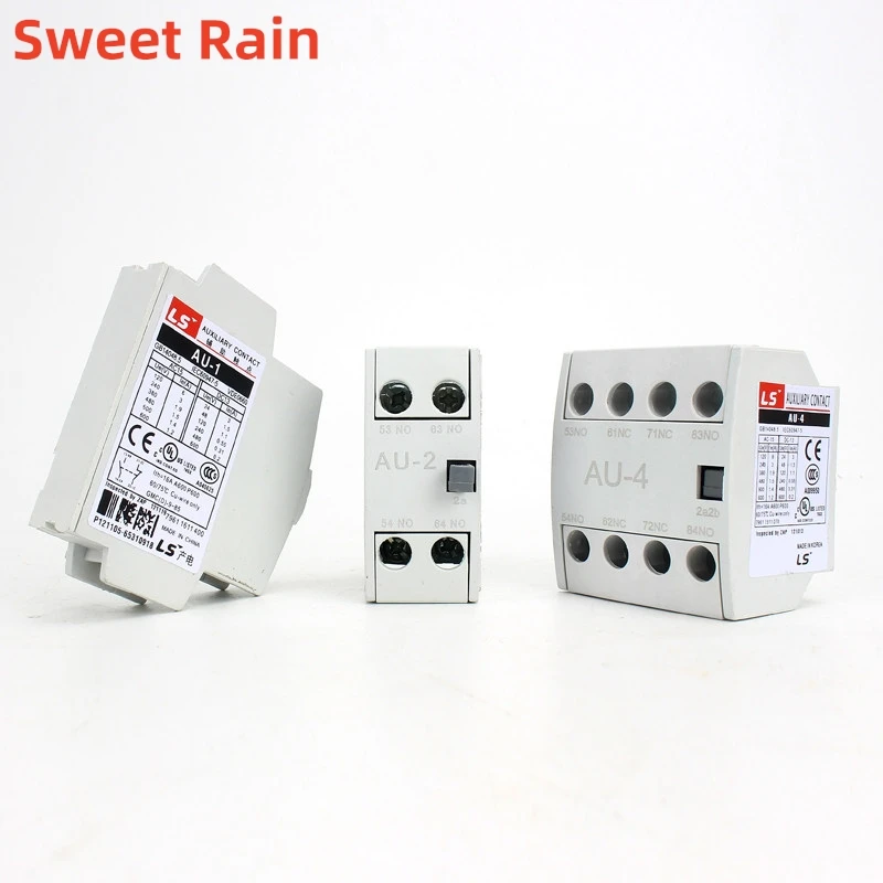 contacts of the LS electric contactor are 2A2B 1A1B the side AU-1 AU-2 AU-4  1NO1NC  2NO2NC GMC  contactor auxiliary contact