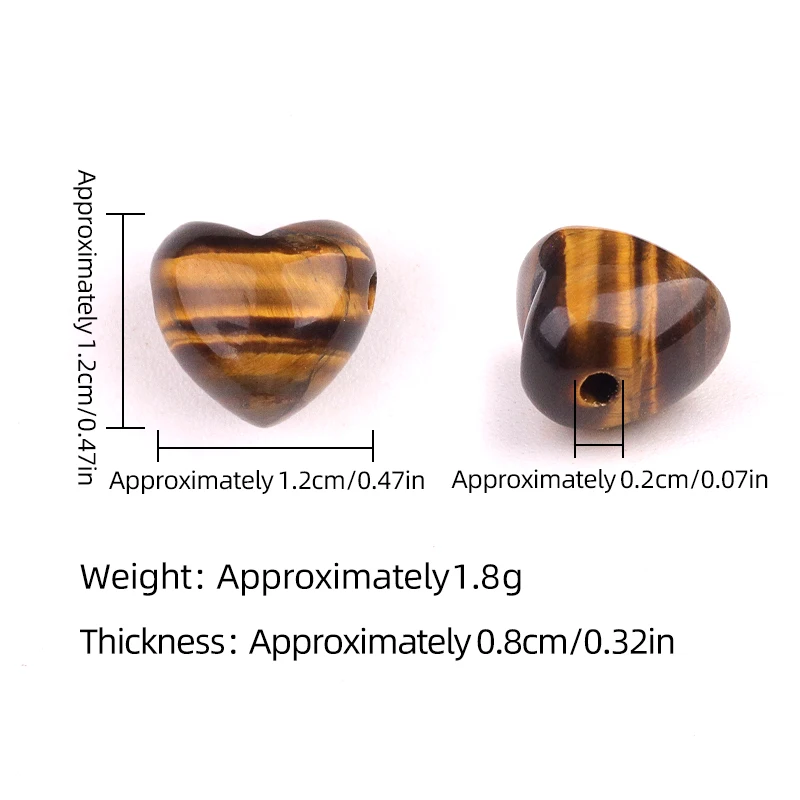 5pcs/lot 12mm Heart Natural Love Pink Quartz Agate Jades Crystal Stone Beads For DIY Charms Necklace Bracelet Jewelry Making