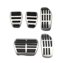 Reposapiés de freno de combustible de acero inoxidable deportivo, Pedal MT AT para Renault Duster Scenic 3 Talisman Koleos Samsung QM6 2017-2022