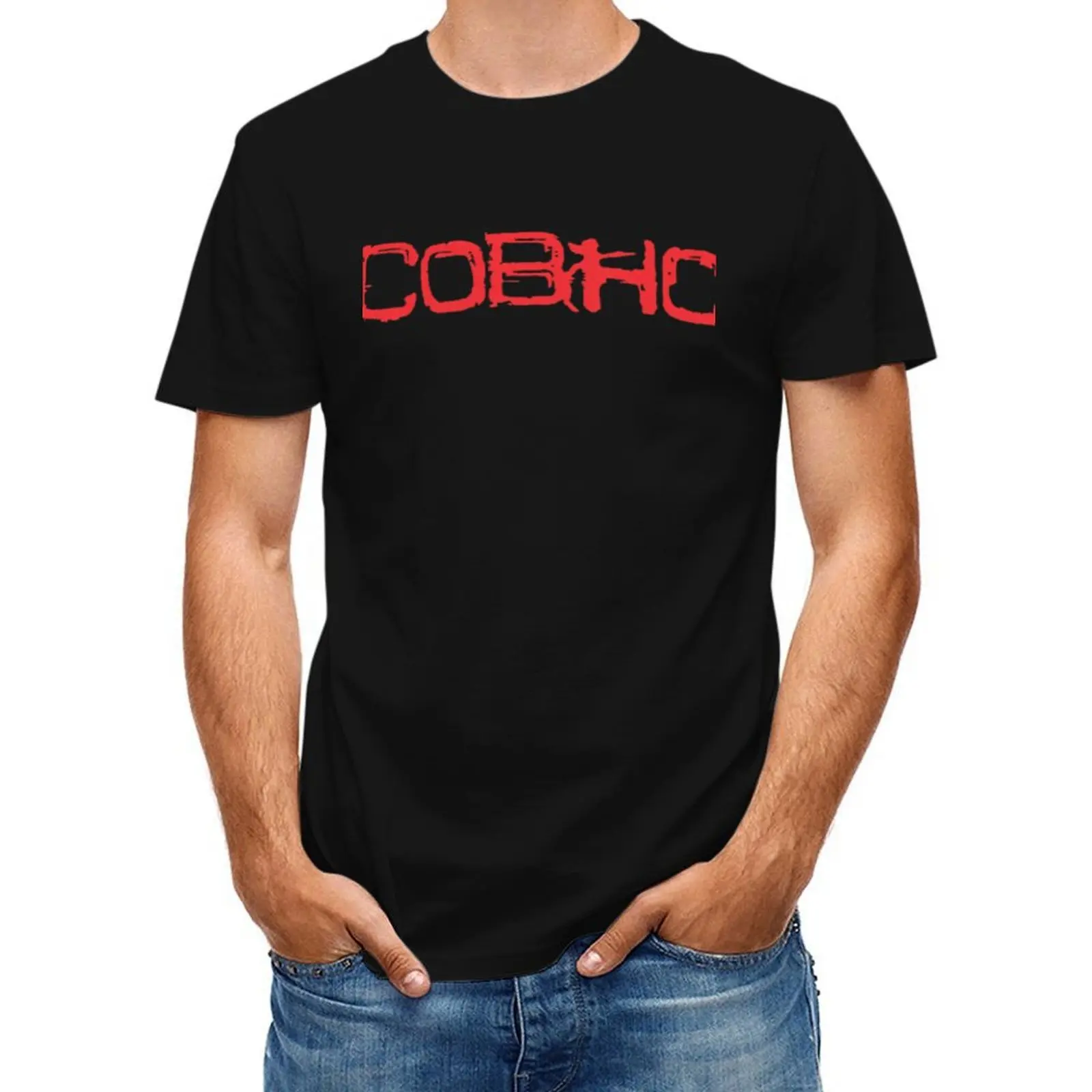 

Metal Hc Band - Cobhc Red Merch T-Shirt T-Shirt cotton graphic tees vintage clothes Men's t-shirt