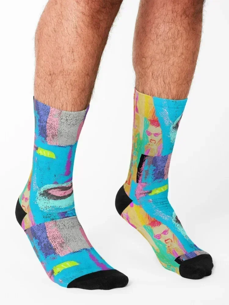 Grace by Tim Tim Socks حذاء شفاف مزين بالزهور للأطفال جوارب للرجال والنساء #3