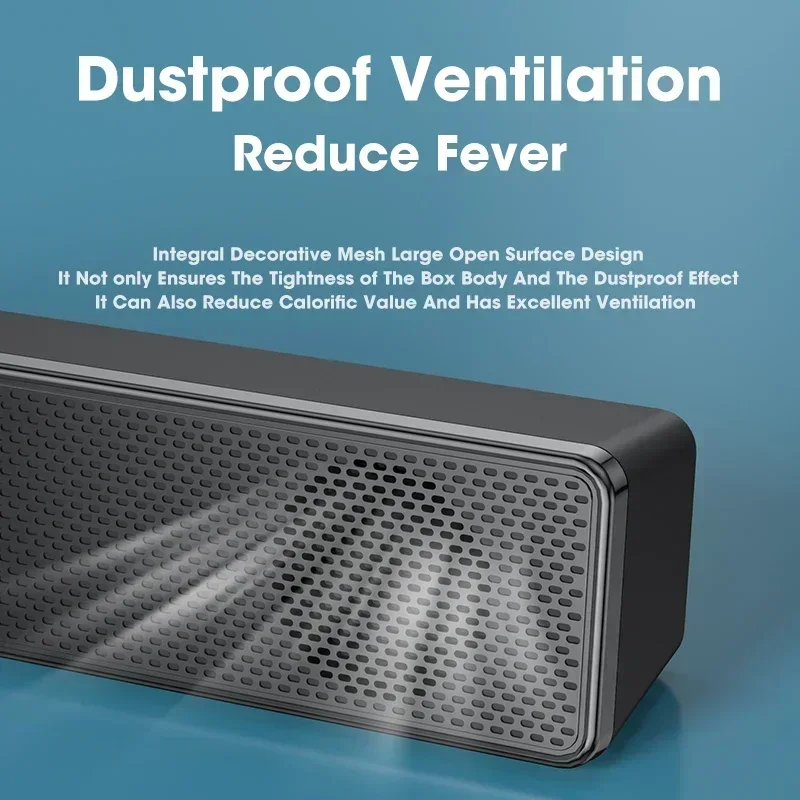 مكبر صوت لاسلكي وسلك ، مكبر صوت يعمل بمنفذ USB للتلفزيون ، كمبيوتر شخصي ، كمبيوتر محمول ، ألعاب ، مسرح منزلي ، نظام صوت محيطي