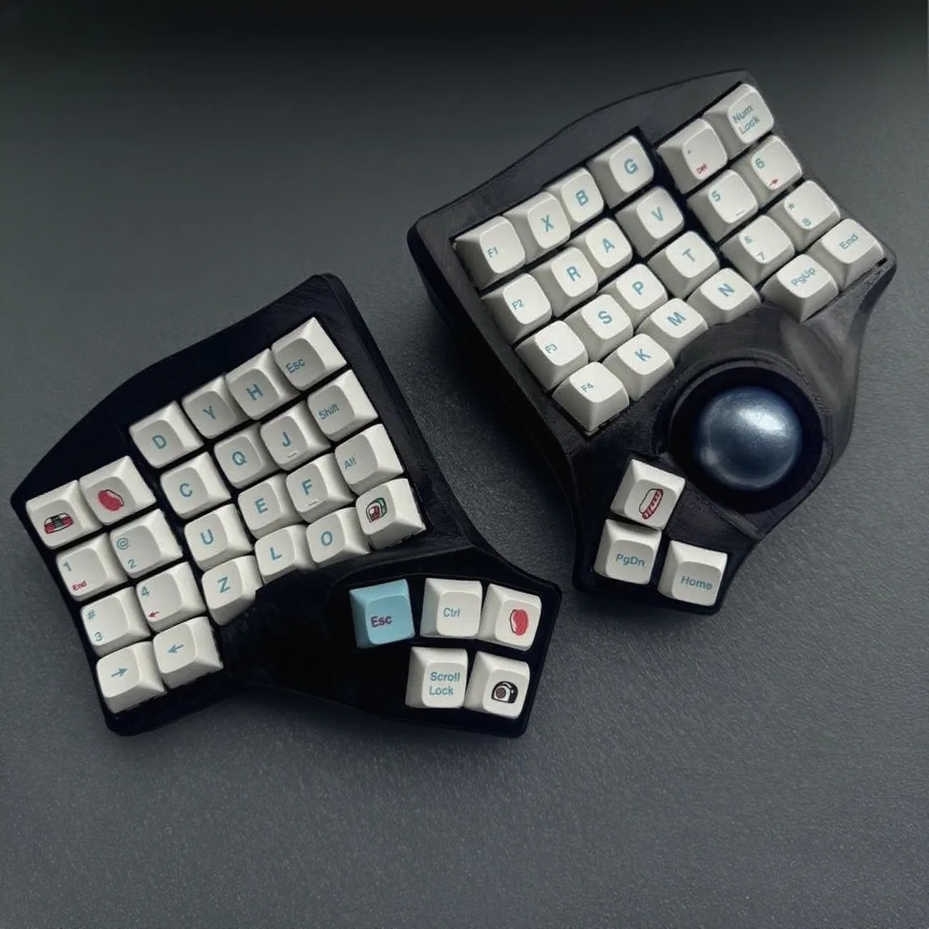 Charybdis 完成品　キーボード　セット Charybdis MK2/MK1 4x6分割キーボードキット カスタム ホットスワップ