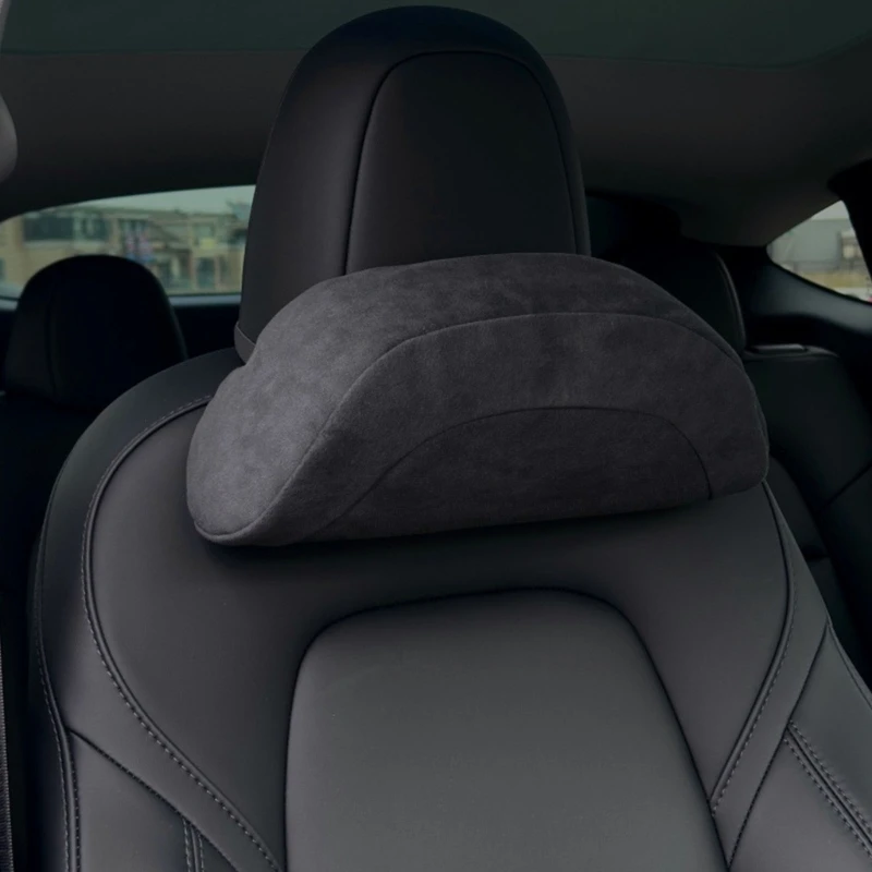 2-Piece Vehicle Pillow Set for 3 Y S X with Separate Neck and Lumbar Pieces, Padded Structure and Fabric Outer Surfaces for H9EE
