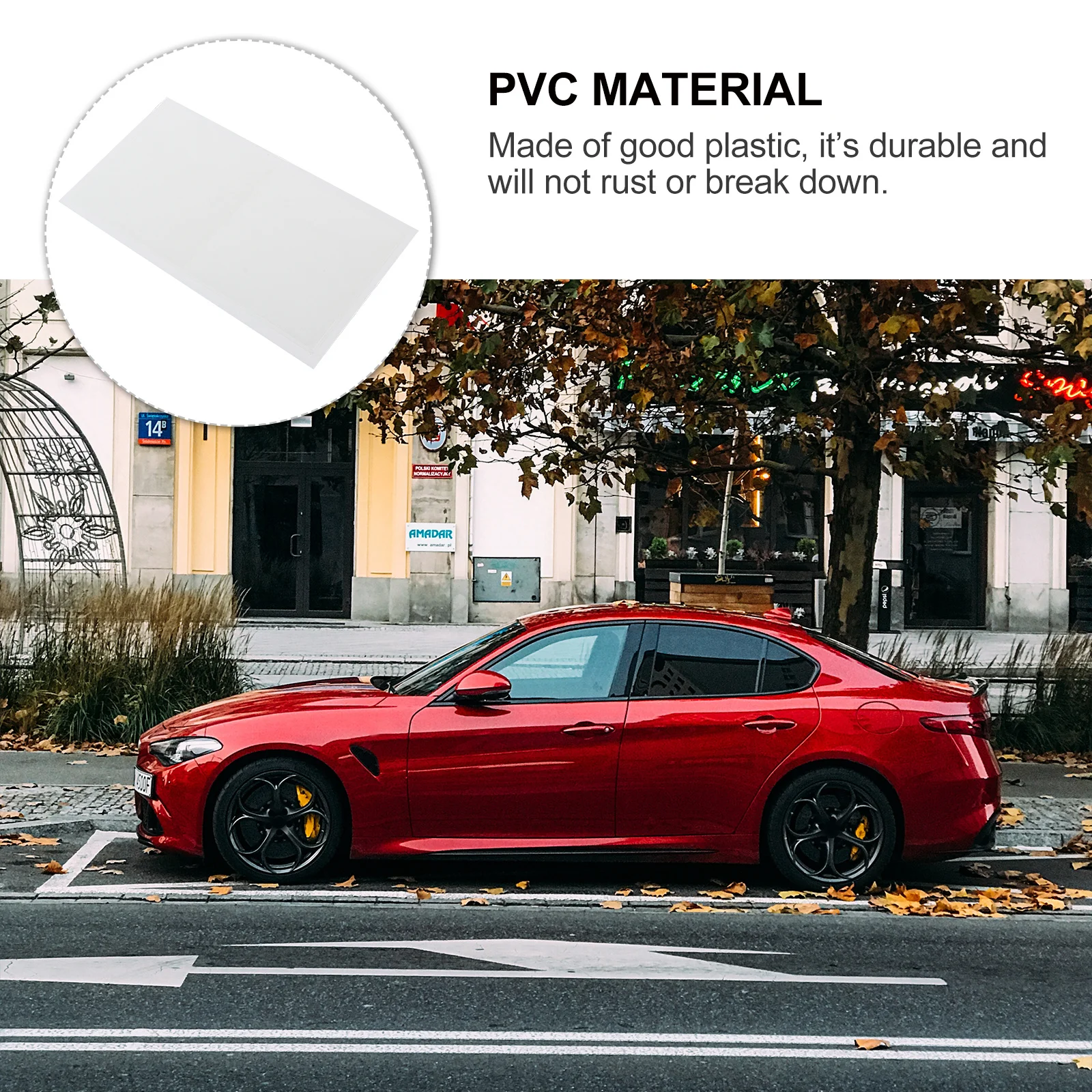 

10Pcs Adhesive Windscreen Parking Permit Pouch Durable Holder Clear Ticket Note Pocket Car Parking Permit Holder