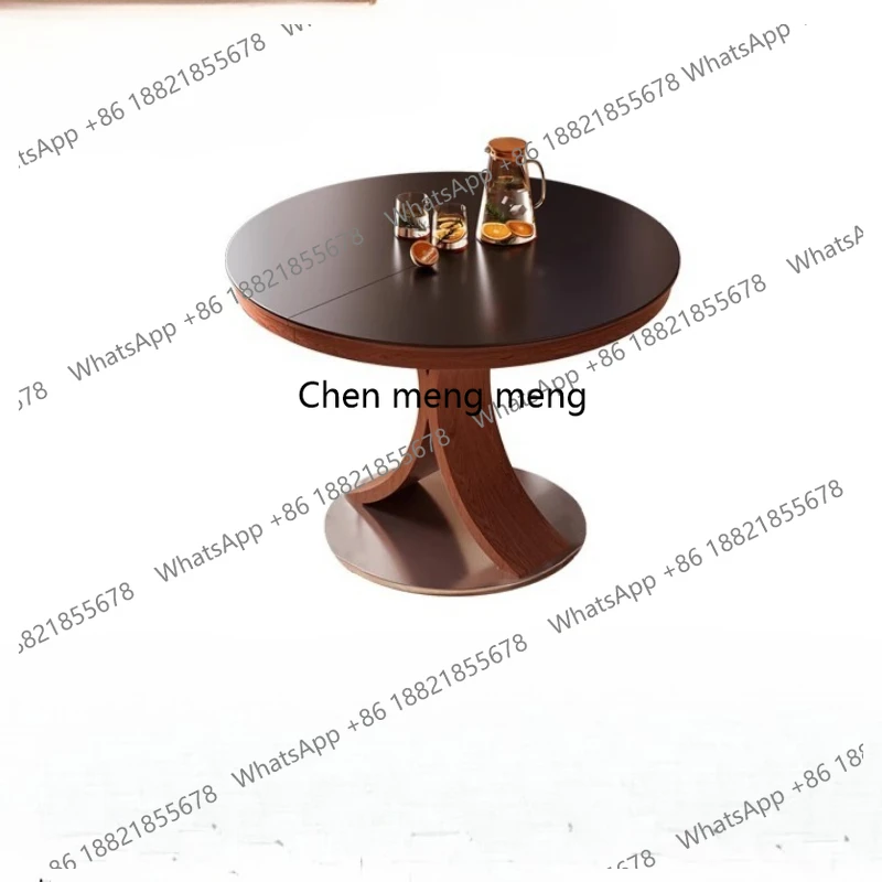 

Folding Coffee Dining Tables Modern Retro Balcony Round Dining Tables Restaurant Wooden Home Furniture Esstisch MHCZ