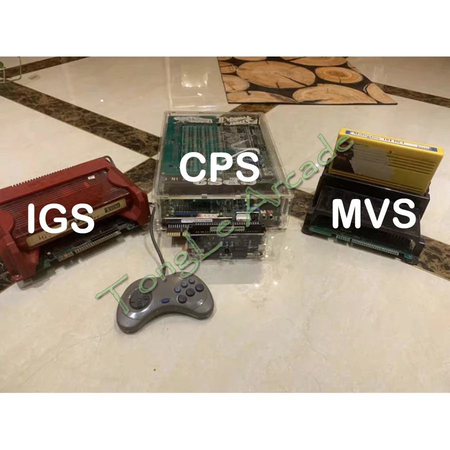 

Arcade Game Jamma CBOX Connector MVS Motherboard SuperGun, Mini SS Gamepad Interface, NEOGEO Video RGBS/SCART Output 12V 8A