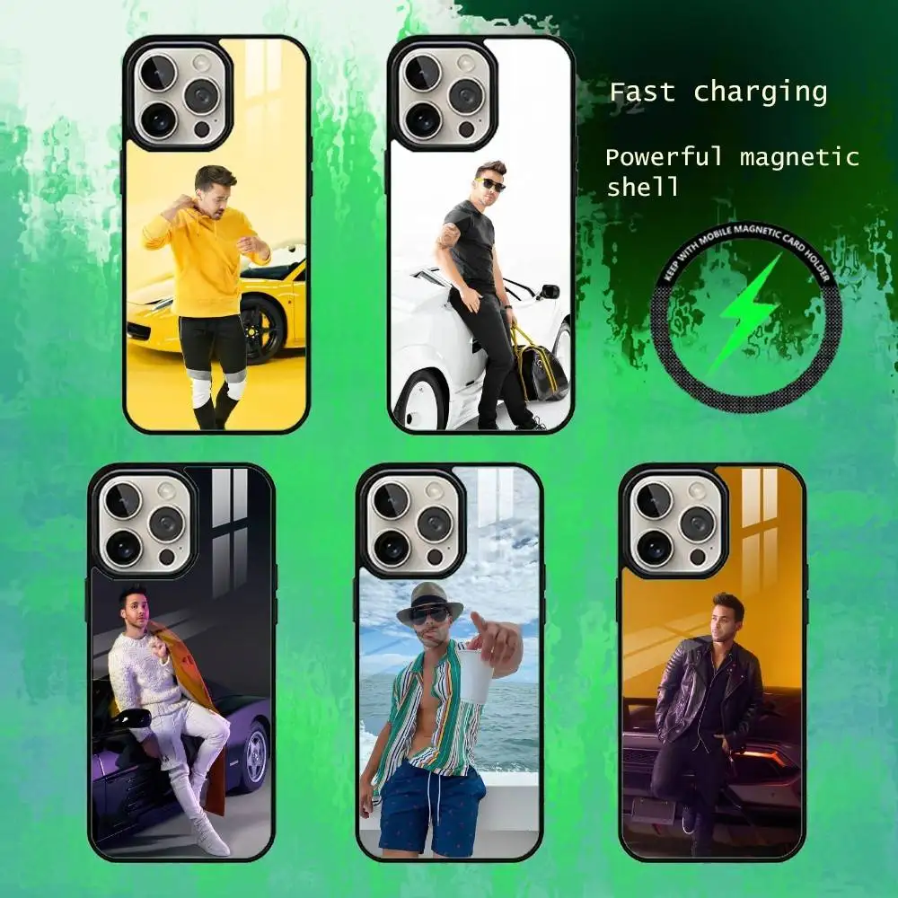 

Dardos P-Prince R-Royce Phone Case For iPhone17,16,15,14,13 Plus,Pro Max Magnetic For Magsafe Wireless Charging