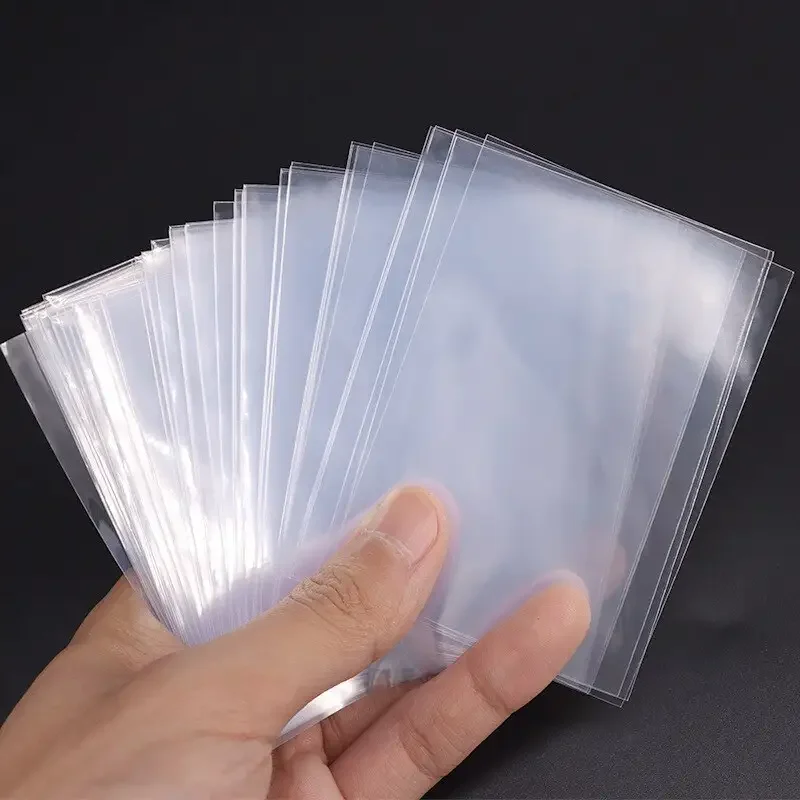 300/100PCS 66x91mm Card Sleeve Game Card Sleeve Protector For Italian Brainrot Trading Card Sleeves Collectible Cards Storage