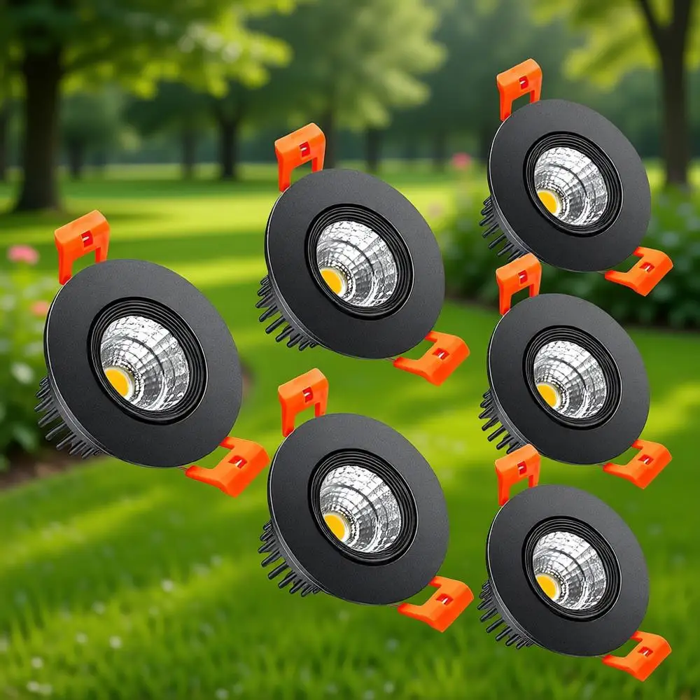 

2-Inch 3W Dimmable LED Downlight, Warm White 3000K, 60° Beam Angle, 25W Equivalent, 6-Pack