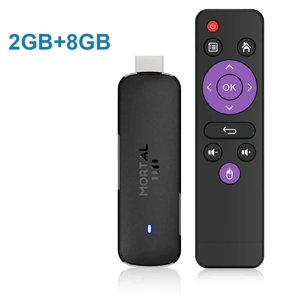 Mortal Q8 Android14 TV stick WIFI6 Voice Control TV stick 8K video