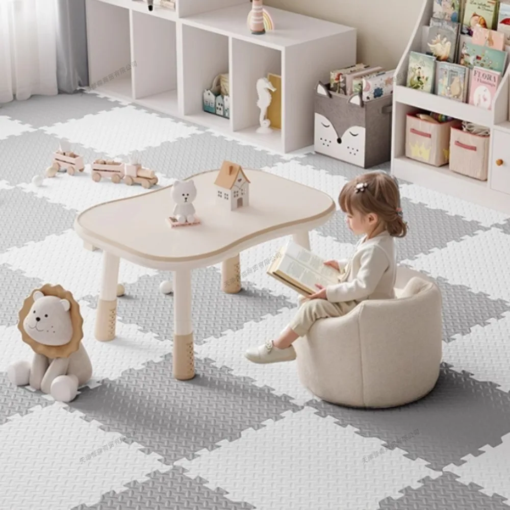 

4/8 шт. блокирующиеся напольные коврики из пены EVA, квадратный детский игровой коврик, детские игрушки, игровой коврик для малышей, подходит для детской игровой комнаты, тренажерного зала