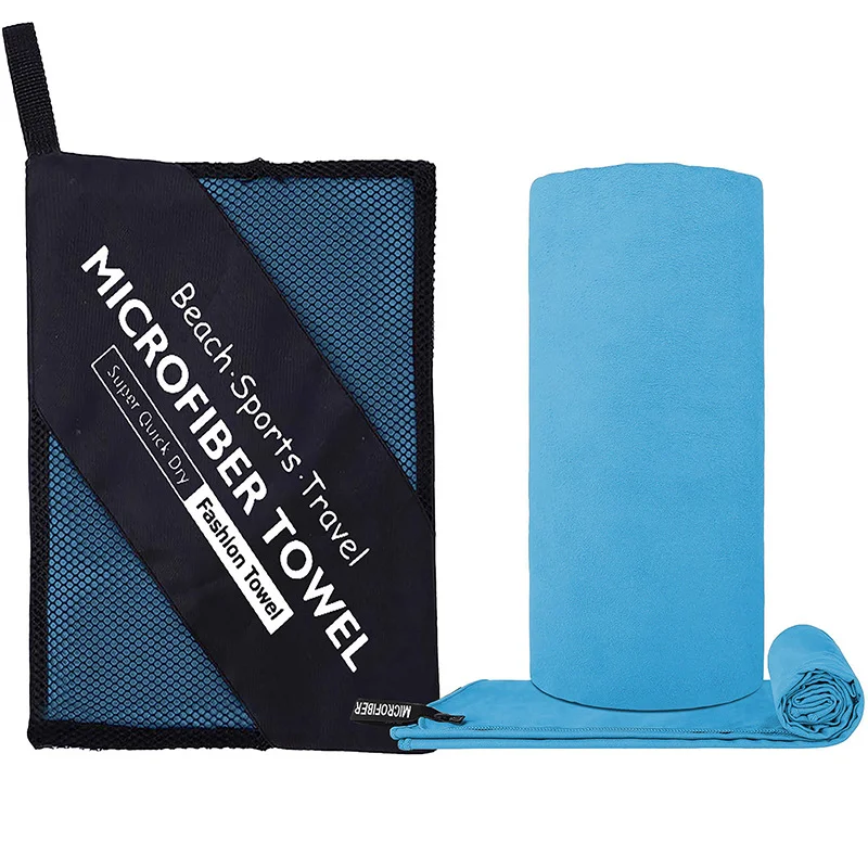 1-Stück Mikrofaser-Reisehandtuch, Schnelltrocknendes Handtuch Super Saugfähig Kompakt Leichtgewichtig für Strand, Fitness, Pool, Bad, Yoga – Detail 8