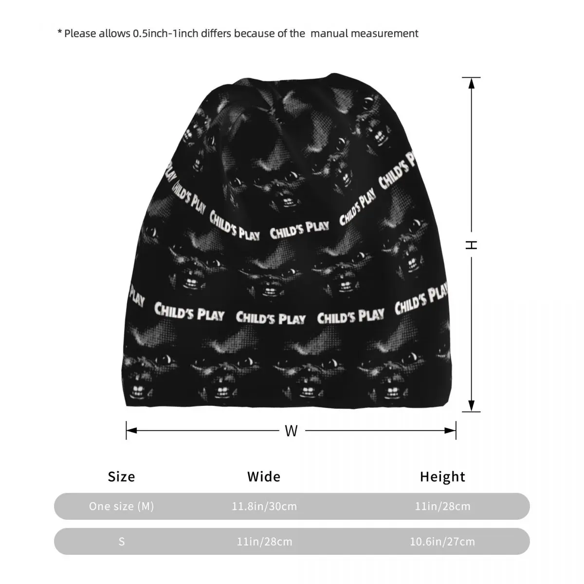 Child's Play Chucky Bandana Neck Cover Wrap Mask Scarf Warm Cycling Scarf Beanies Hat Unisex Adult All Season view 3
