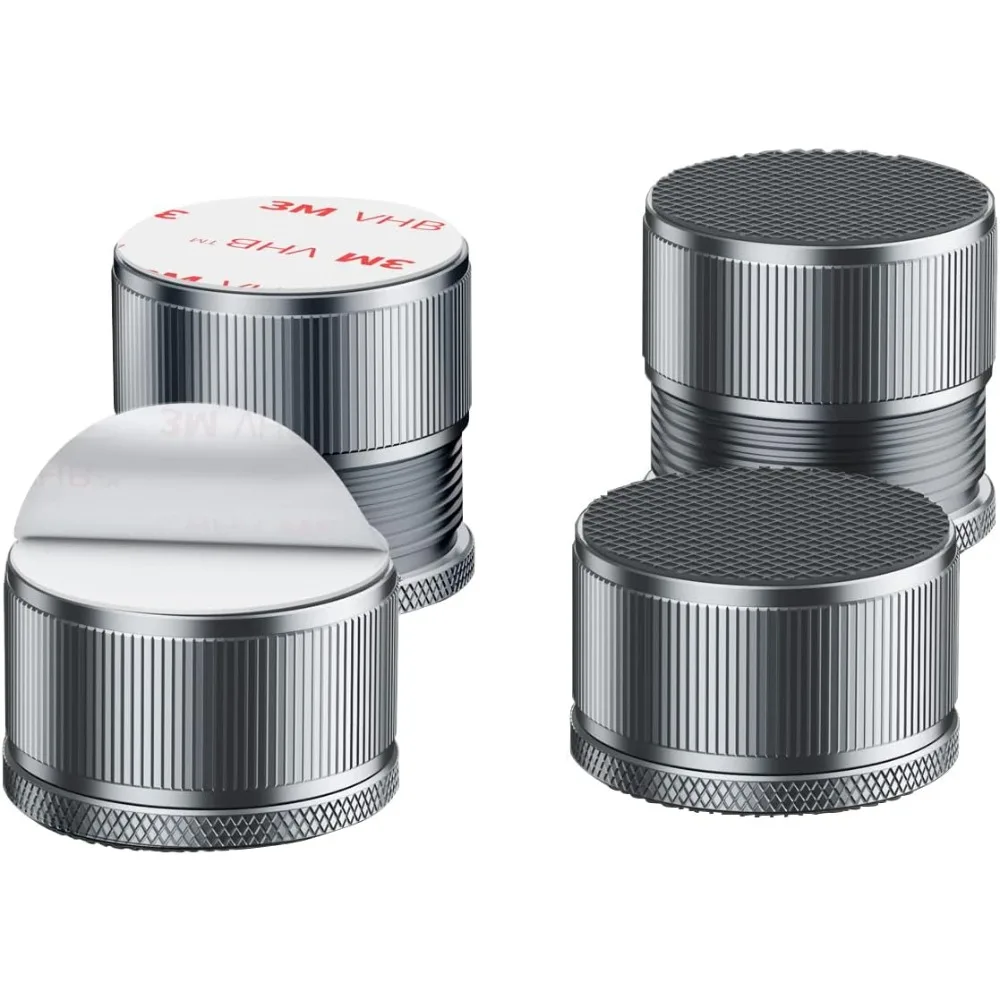 

Bed Risers Heavy Duty, Metal Furniture Risers, Self-Adhesive Furniture Lifter Threaded Height Adjustment from 0.9-1.7, Support u