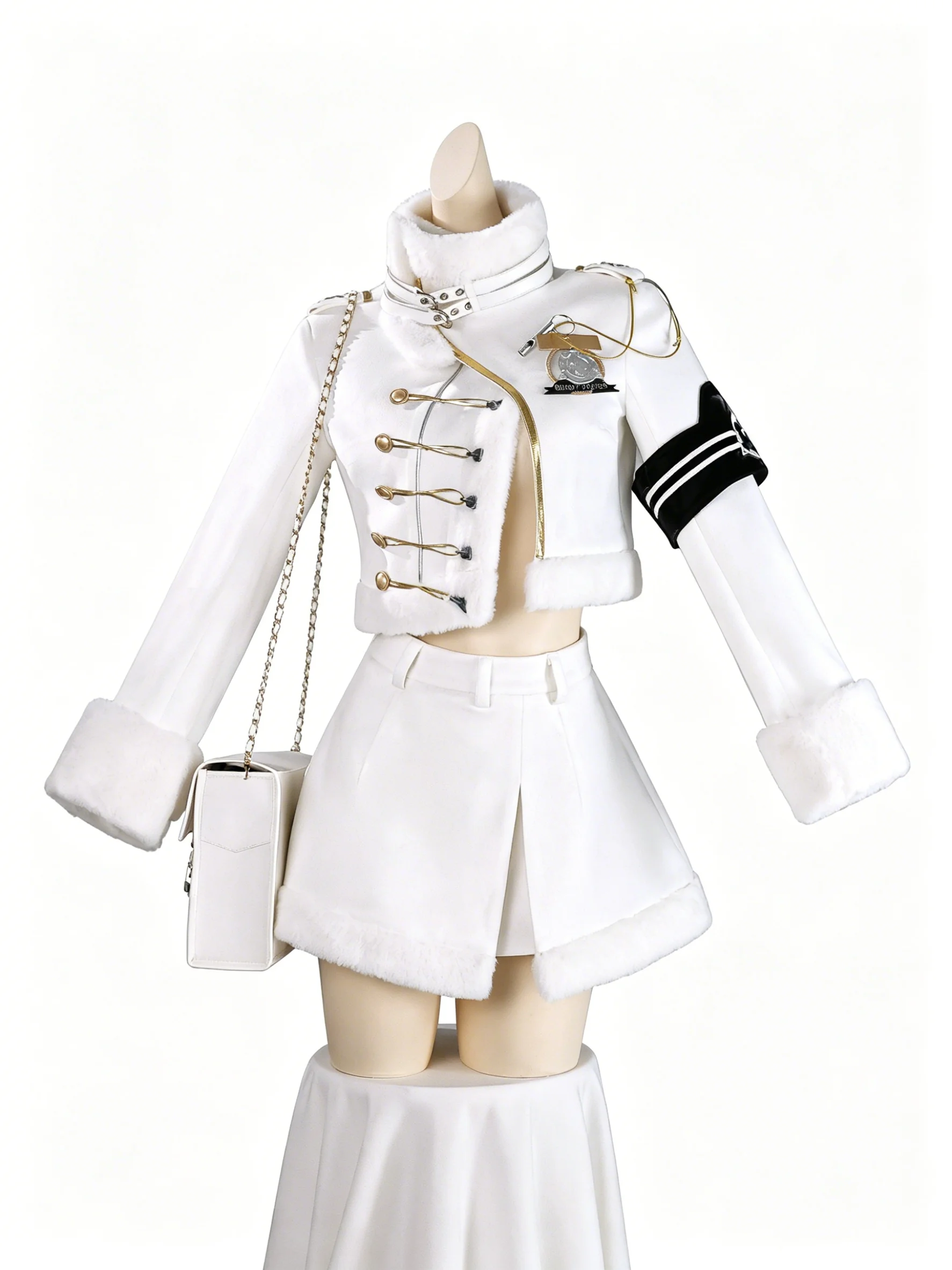 

Blanc Lucky Express Goddess of Victory Nikke Anime Cosplay Costume Full Set for Women Halloween Comic Con Role Play
