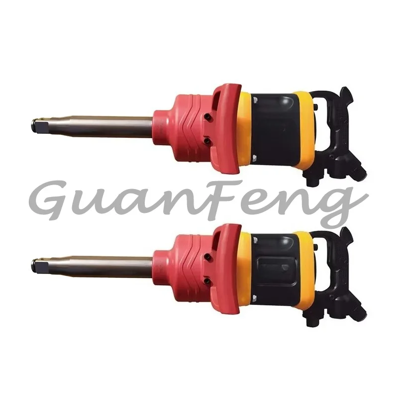 3800Nm High Torque Pneumatic Impact Wrench, 1 Inch Extended Anvil Reversible Air Hammer for Auto Repair