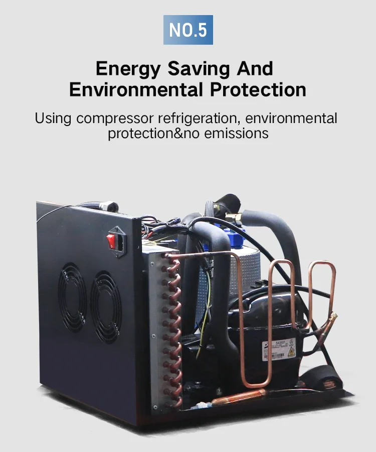 حار بيع مصنع توريد 1200 واط 1/2 مبرد المياه نظام التبريد حوض استحمام الجليد المبرد