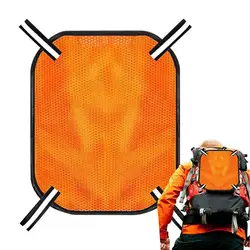 Blaze Orange Mesh Safety Panel Hunting Mesh Panel Pack Attachment With Reflective Strip Orange Hunting & Outdoors Safety Panel