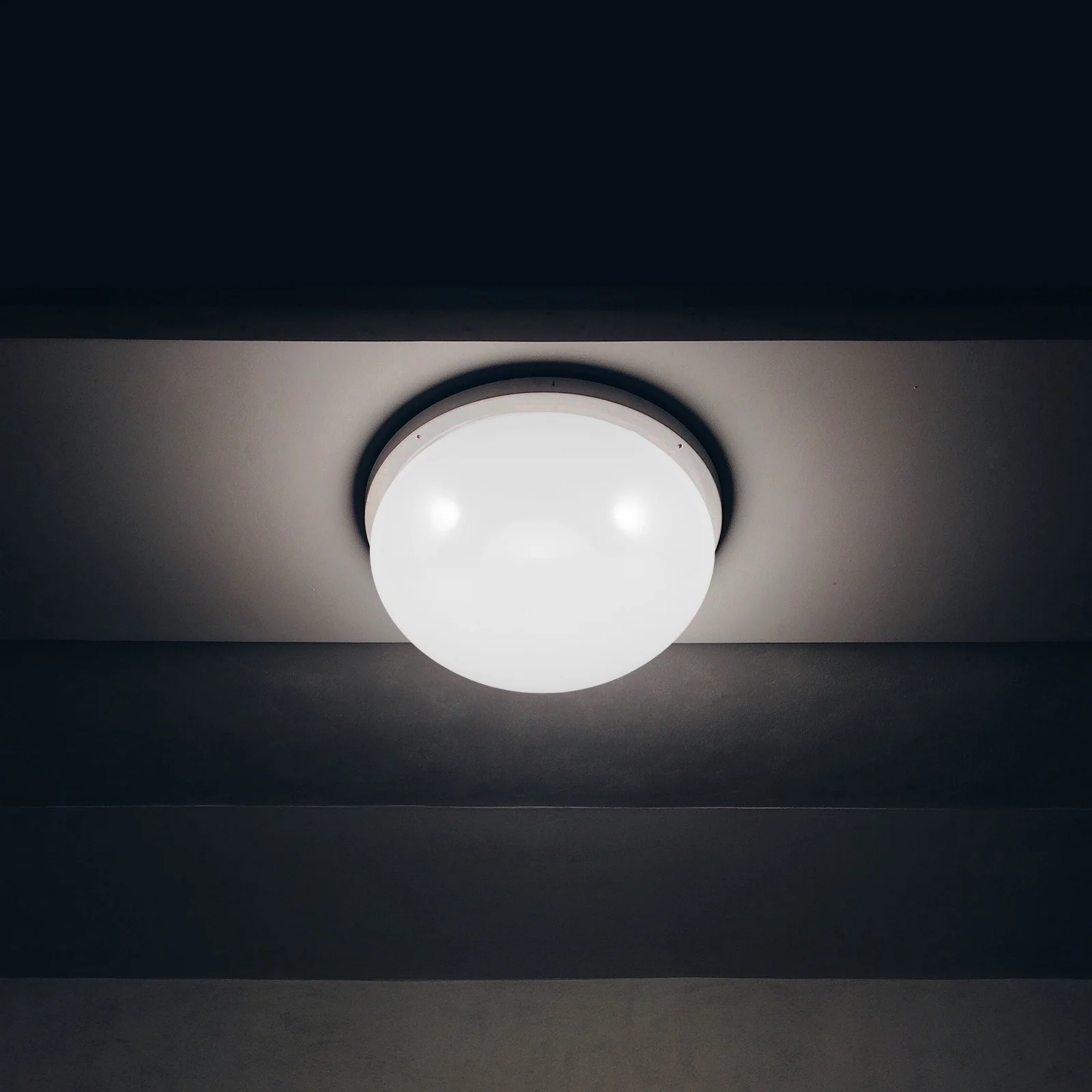 

Round Ceiling Light Cover White Buckle Lampshade for Bedroom Hallway Staircase Emergency Lights Modern Decor Pendant Light Cover