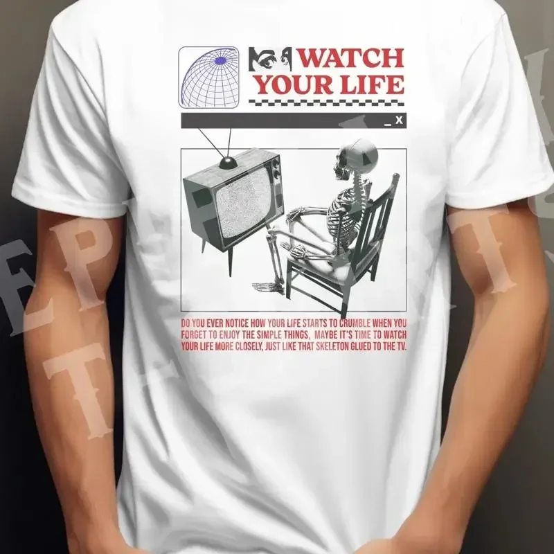 Keep Fit T Shirt Enjoy Life The Great Outdoors Hiking Walking Running Gym Health