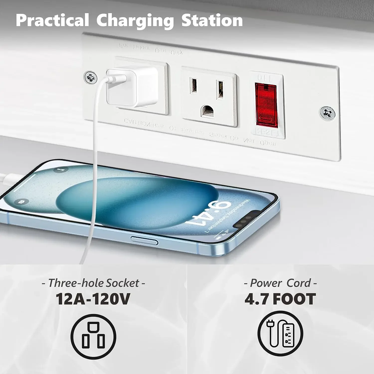 [أفضل بائع، اشترِ الآن! ] أثاث صندوق نفايات 2 في 1 مع مقبس شحن ورفين، وخزانة قطط داخلية مخفية للحمام، وخشب 53 بوصة