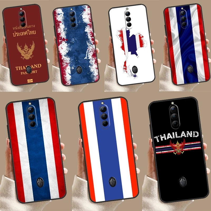 Thailand Flag Map Case For ZTE Red Magic 9 8 8S Pro Plus Nubia Red Magic 6S 7S 6 7 Pro 6R 5S 5G Phone Cover