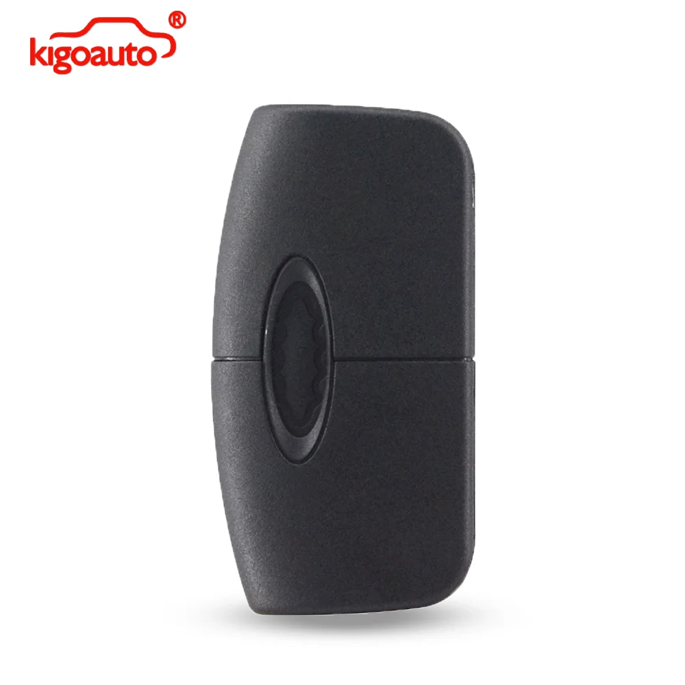 kigoauto Flip key shell 3 button HU101/FO21 Blade For Ford Fiesta Focus Mondeo C-Max S-Max 2004-2012