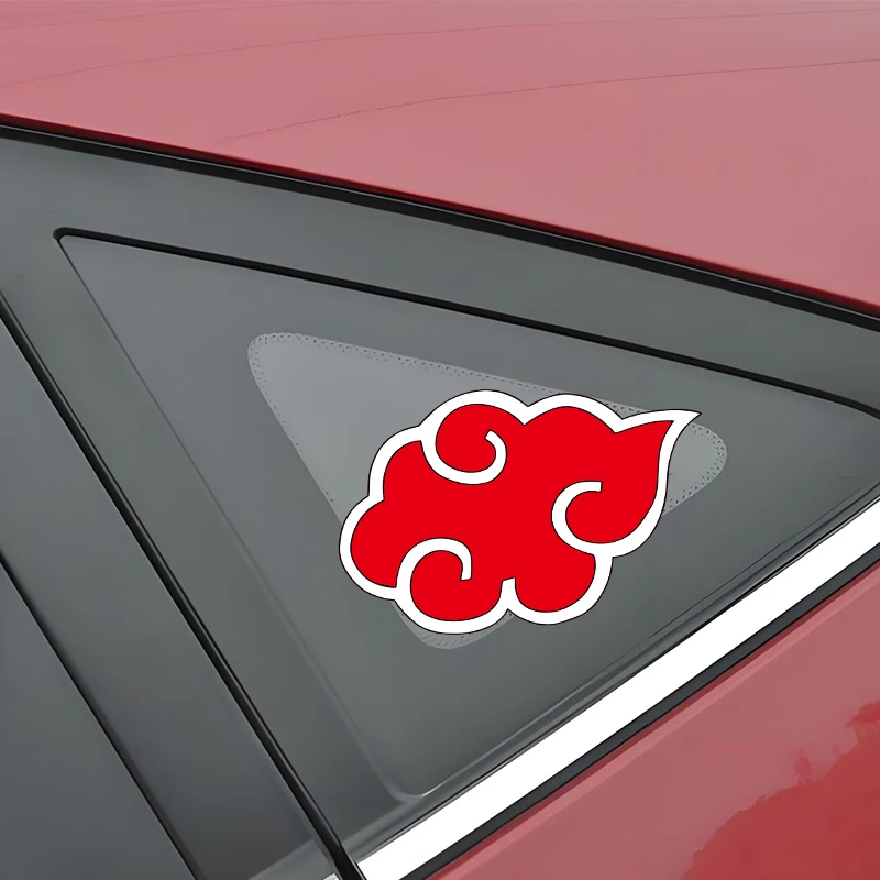 Ninja Akatsuki Sign sticker Creative cloud car stickers Suitable for Car body fuel tank cap laptop Helmet Reflective PVC decal