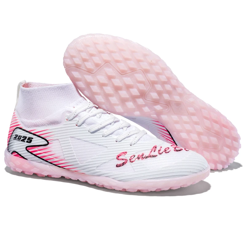 

Высокие футбольные бутсы FG/AG в стиле унисекс, модные, дышащие, нескользящие и износостойкие, подходят для всех сезонов.