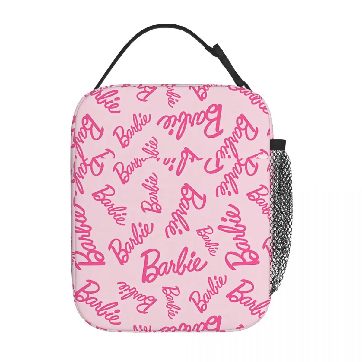 Custom Pink Barbies Doll Pattern Lunch Bag Thermal Cooler Insulated Lunch Box per lavoro ufficio Picnic Food Tote Bags portatili