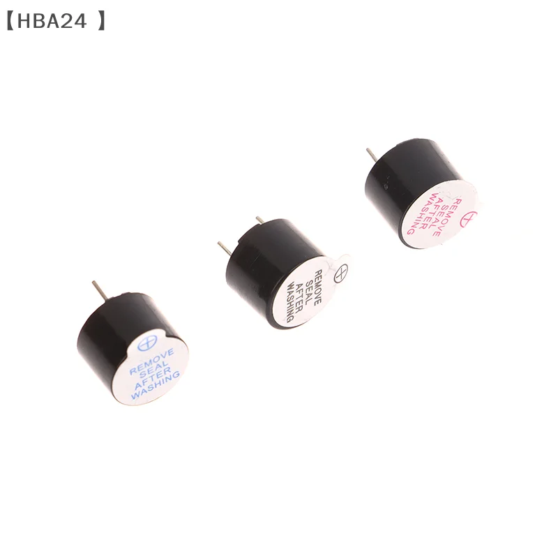 〔HBA24〕10Pcs/Lot Active Buzzer 12*9.5MM 12095 TMB 12A05 3V 5V 12V Integrated DC Long Sound Active Piezo Buzzers Mini Buzzer