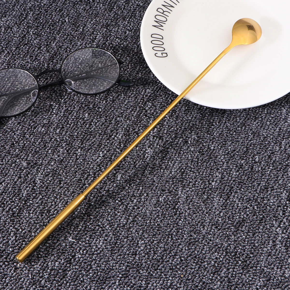 

Stainless Steel Stirring Spoon Long Handle Mixing Spoons For Coffee Tea Cocktail Dessert Bar Kitchen Use Gold