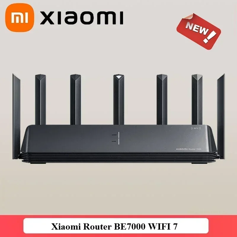 Xiaomi Mi Router BE7000 Tri-Band WiFi Repeater VPN 1GB Mesh USB 3.0 IPTV 4 X 2.5G Ethernet Ports Modem Signal Amplifier