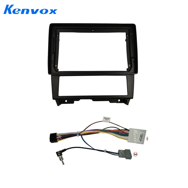 Car Audio Fascia Frame 9 Inch Adapter Decoder Android Radio Dash Fitting Panel Kit for Nissan Cefiro 1994-1997