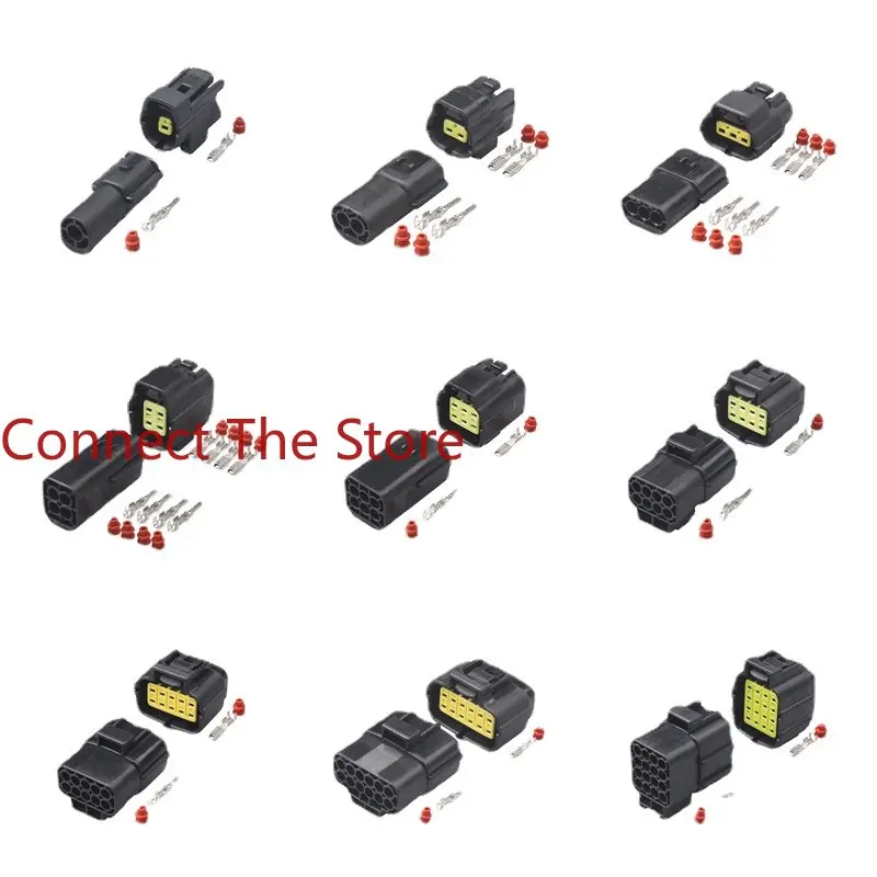 1PCS Automobile Waterproof Connector Male And Female Butt  Plug 1.8 Series  Harness 