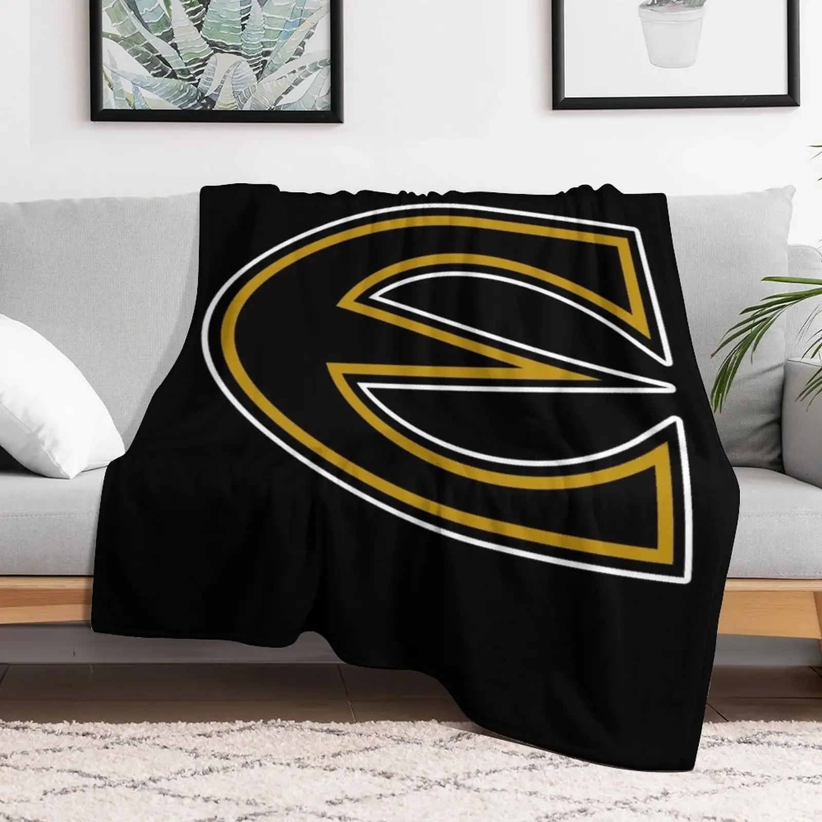 Emporia State Hornets Throw Blanket For Decorative Sofa Soft Plush Plaid Sofa Throw Hairys Blankets