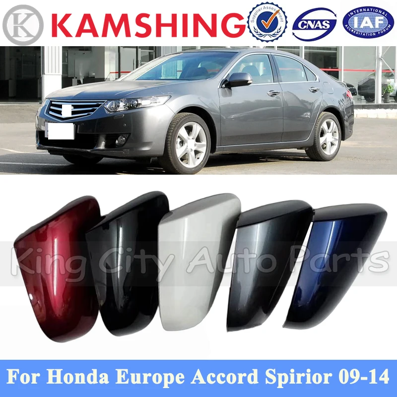 

CAPQX Side Rearview Mirror Cover For Honda Europe Accord Spirior 2009-2014 Rearview Mirror Lid Shell