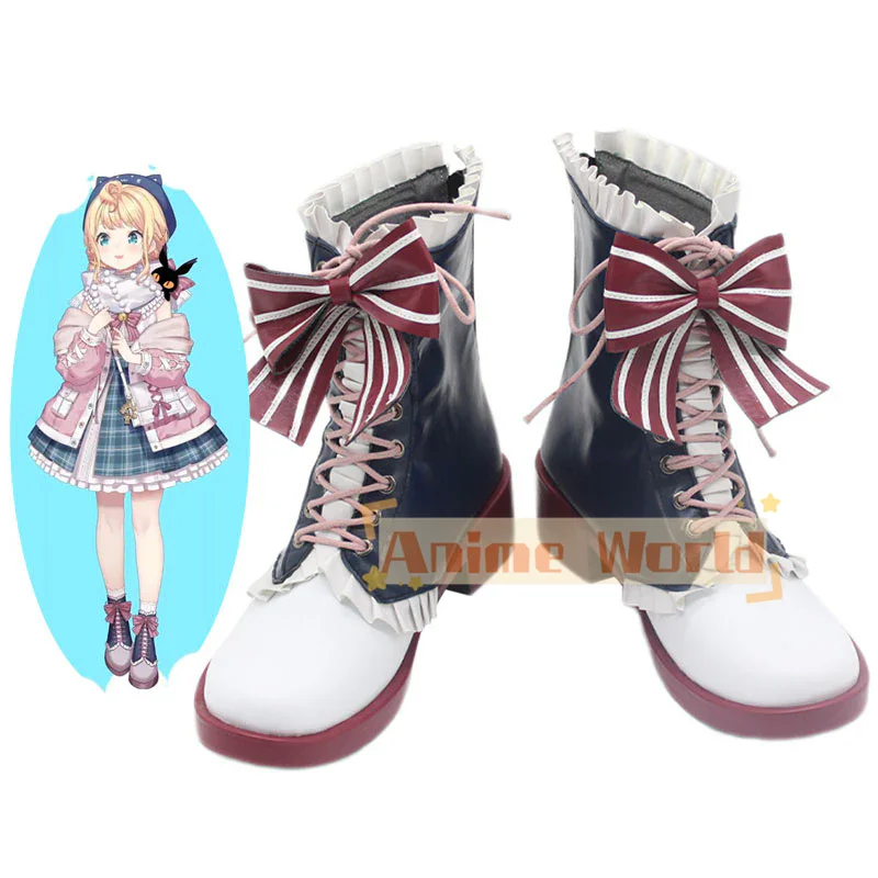 

Virtual YouTuber Nijisanji Ethyria Millie Parfait Last Zuttomo Winter Outfit Cosplay Shoes Halloween Carnival Boots Custom Made