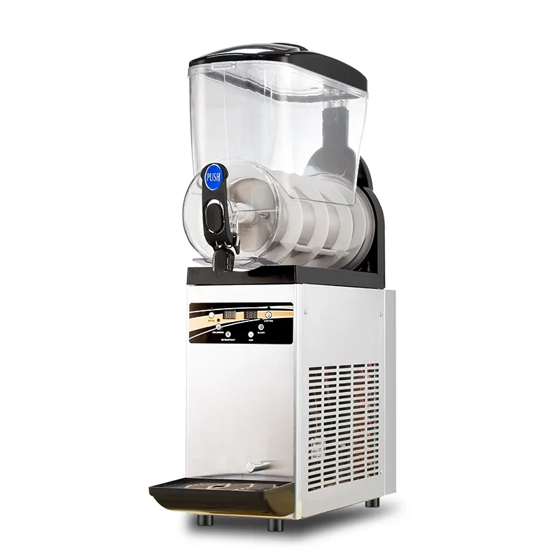 

Fully sealed beverage smoothie machine single cylinder cold drink slush making machine for sale