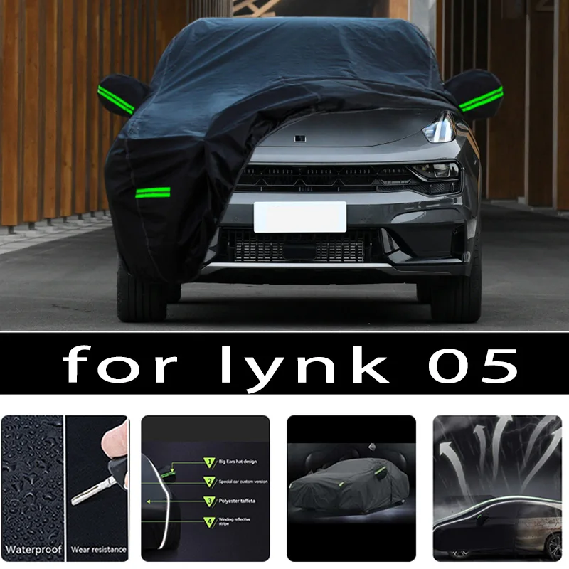 

For lynk 05 Car protective cover Auto paint protection Sunscreen heat-insulating waterproof car clothing Car film