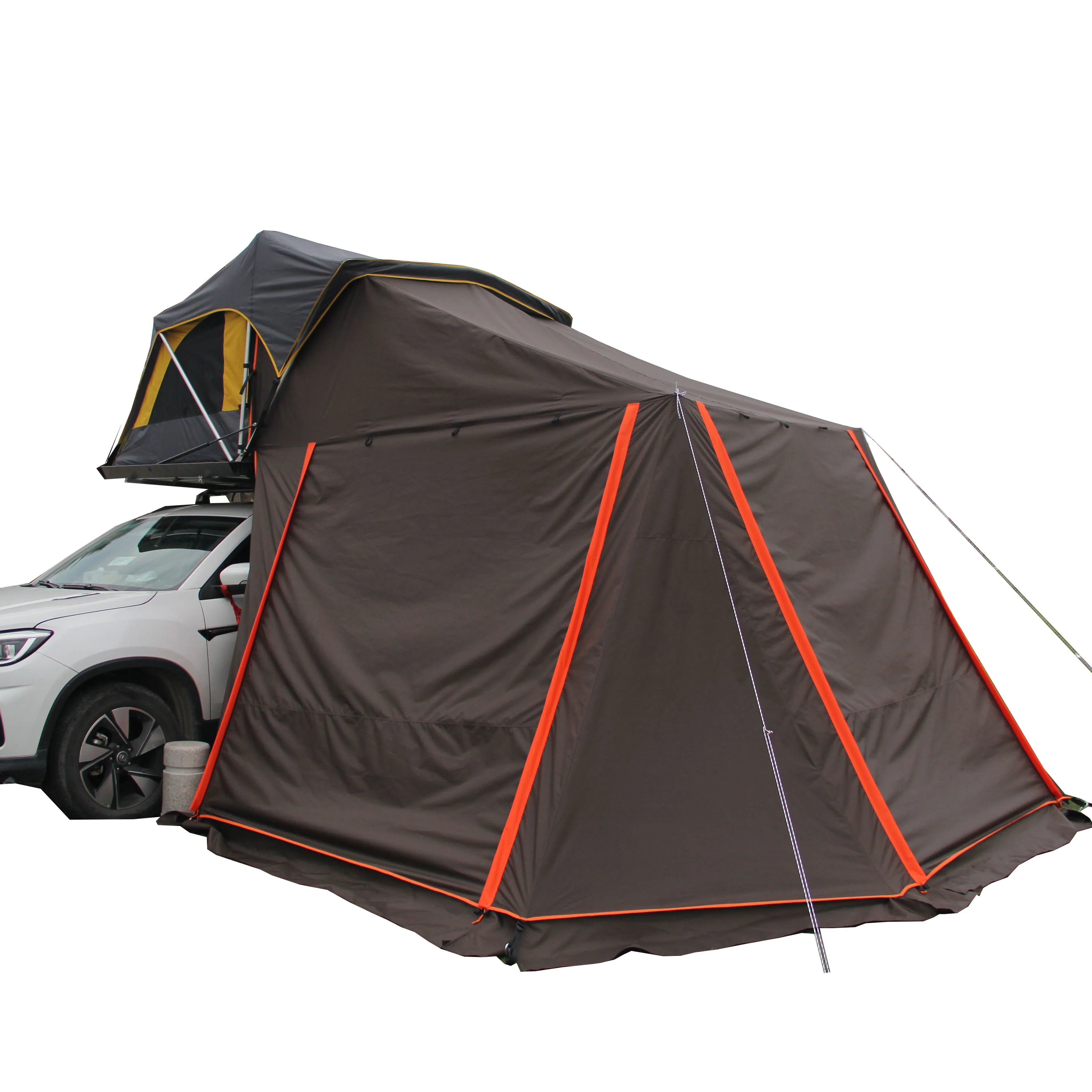 Best roof top tent  with vehicle side awning car trailer suv car roof top tent for 4 person