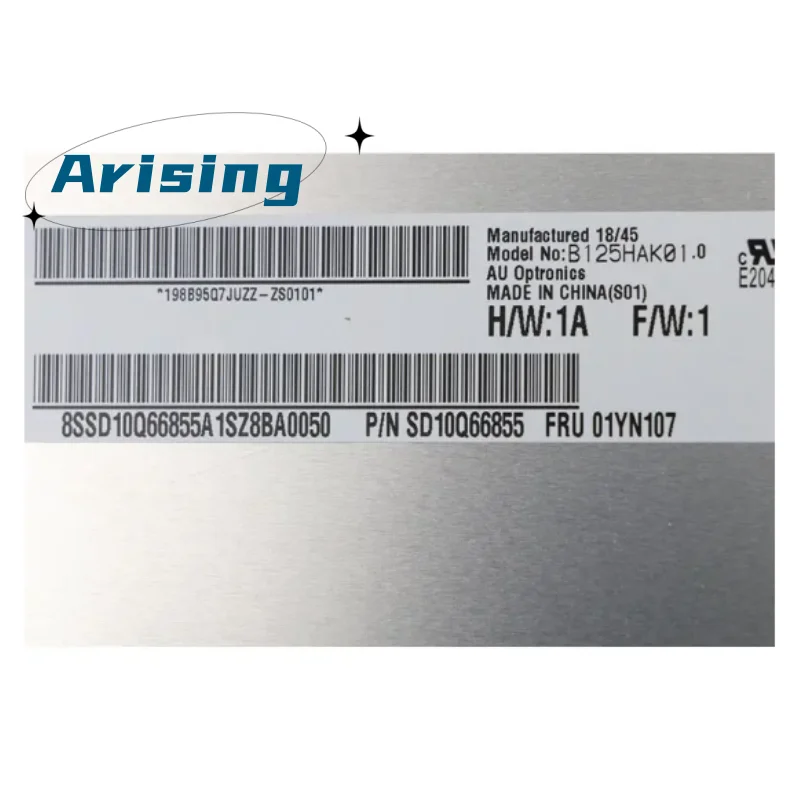 Imagem -03 - Tela Sensível ao Toque para Thinkpad X270 X280 A285 B125hak01.0 R125nwf4 r2 01yn107 01yn108 02dl768 02dl821 125 Polegada Ips Fhd 40pin