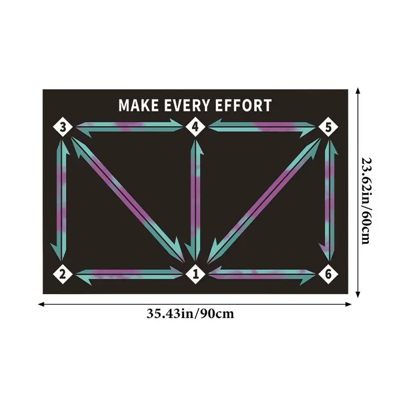 بساط تدريب كرة القدم، معدات لاعب التحكم في الكرة، سجادة تدريب خفة الحركة، معدات ممارسة كرة القدم الصامتة