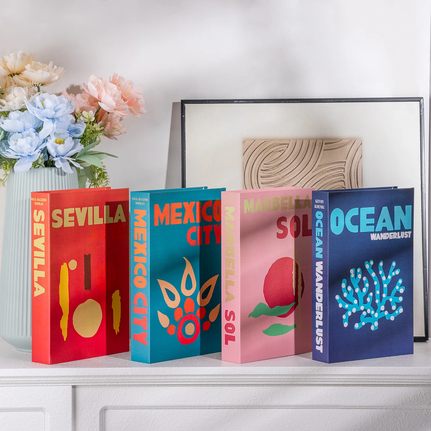 Luxury Living Room Fake Books Decoration Remote Control Storage Box Fashion Photography Magazine Decorations #2