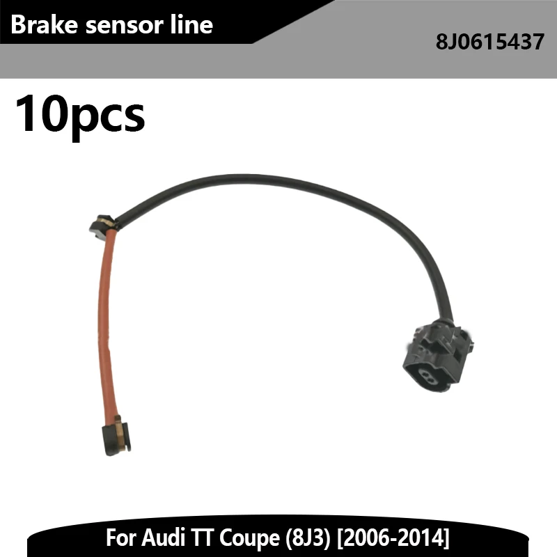 

10PCS 8J0615437 Brake Pad Wear Sensor For Audi TT Coupe (8J3) 2006-2014 Volkswagen Touareg