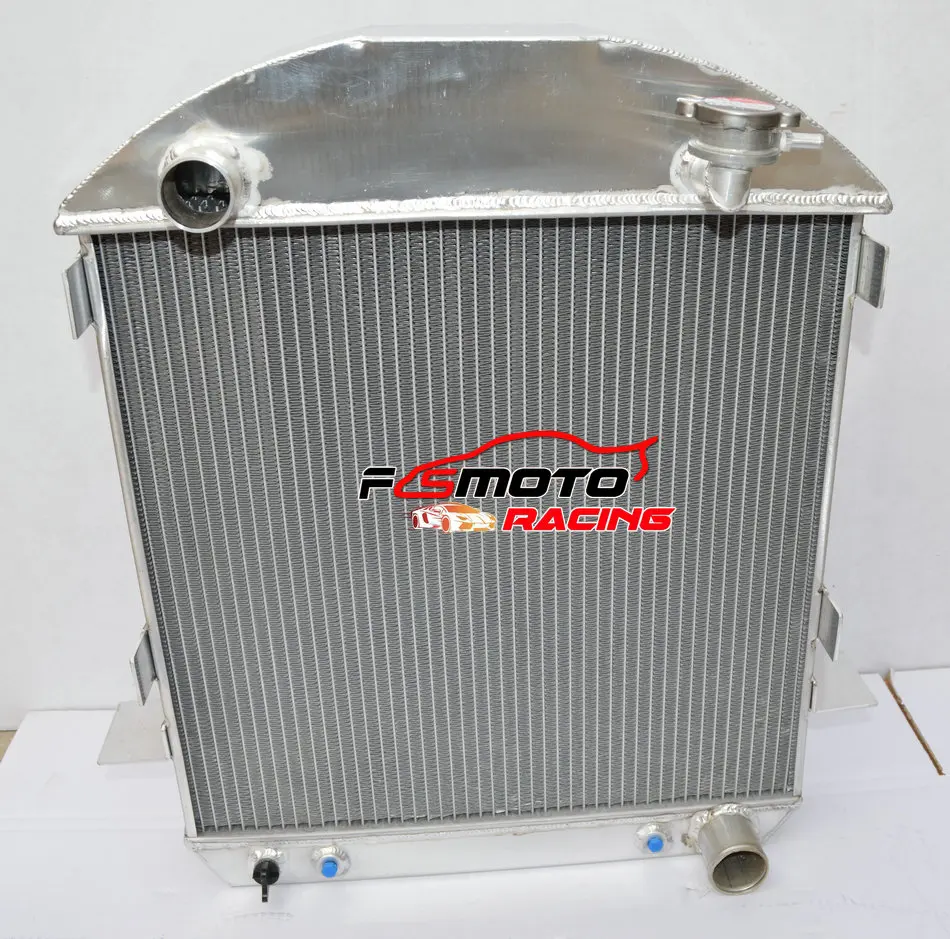 For FORD Chevy Engine Model-T T-Bucket GRILL 1924-1927 1925 1926 Aluminum Radiator