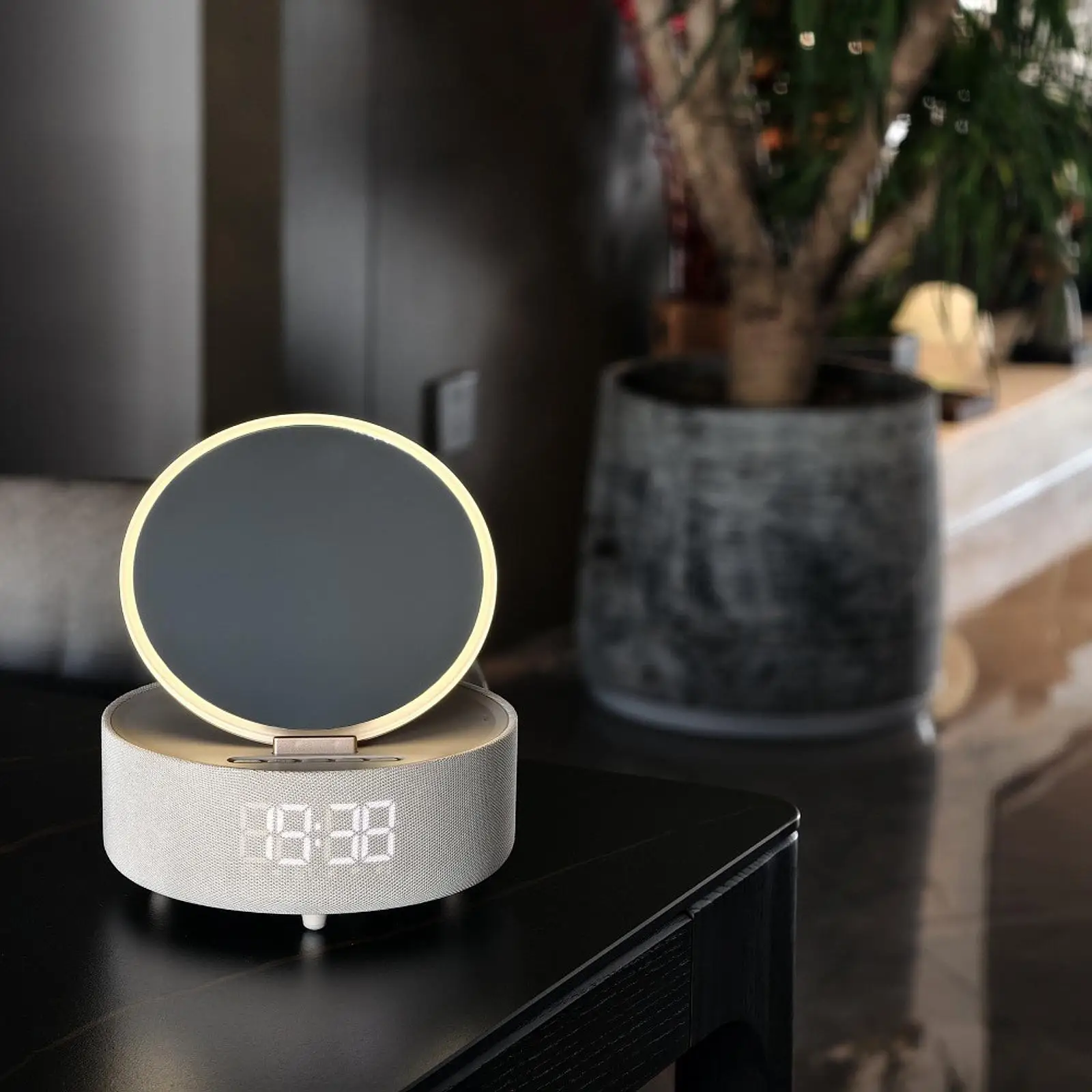 Portable Speaker Home Decoration Vanity Mirror Family Friends Phone Holder