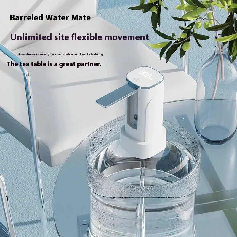 Foldable Water Pump Bottled Water Automatic Rechargeable Water Dispenser Portable Water Pump Folding Intelligent Dosing Pump